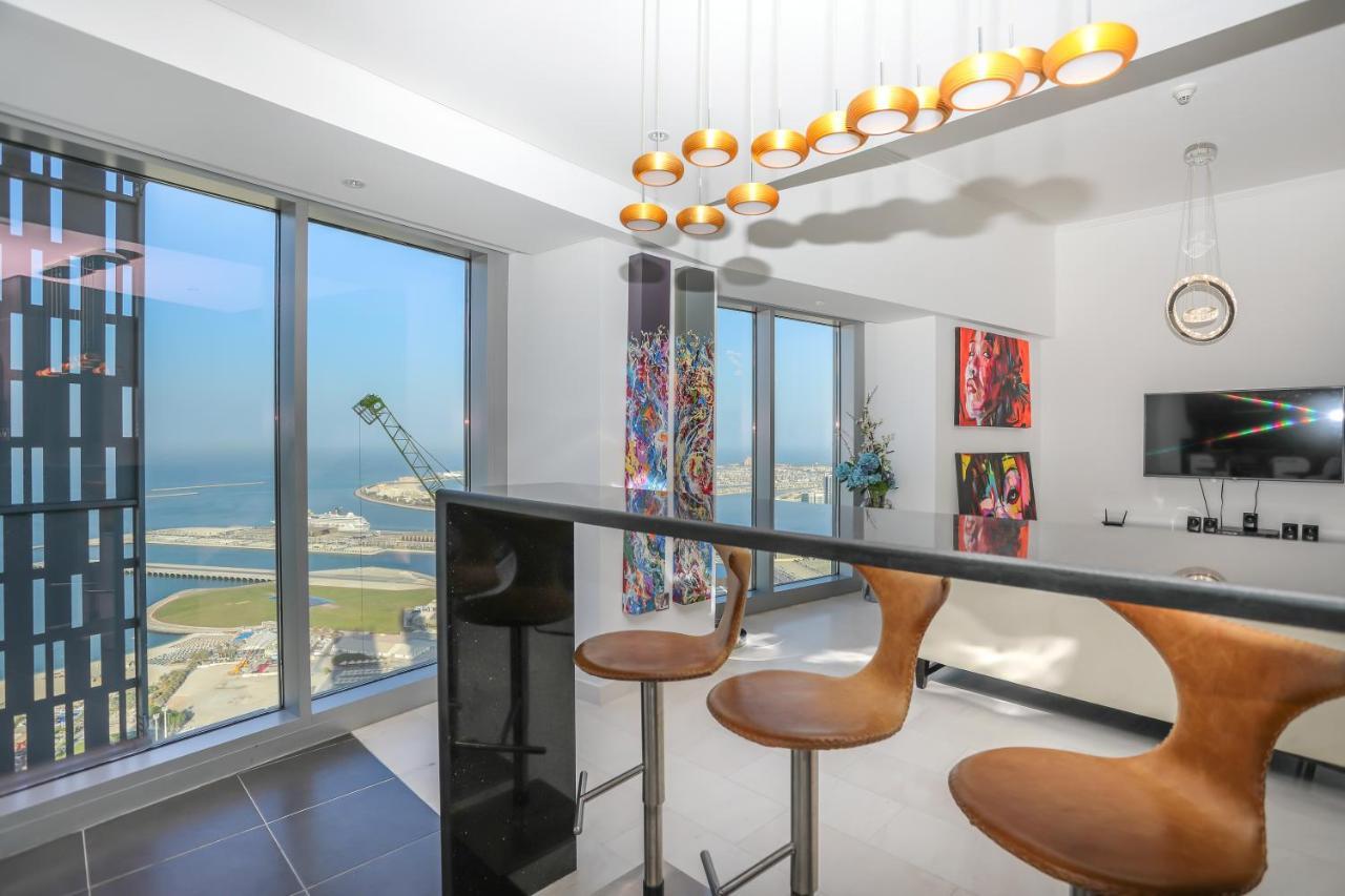 Penthouse In Dubai Marina , Cayan Tower , Sea View Apartment Екстериор снимка